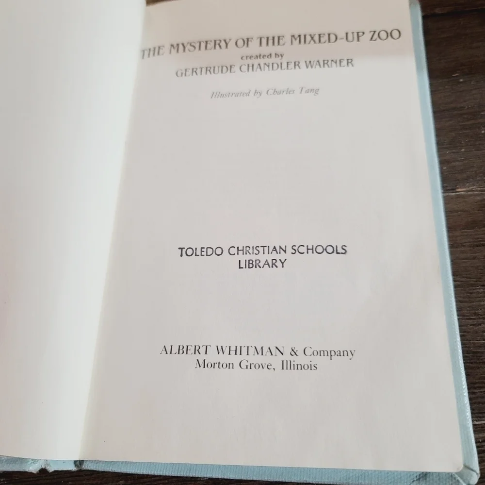 The Boxcar Children The Mystery of the Mixed-up Zoo Hardcover 1992